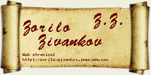 Zorilo Živankov vizit kartica